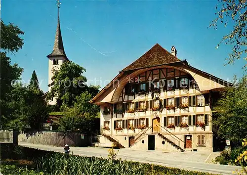 AK / Ansichtskarte Walkringen Gasthof Baeren Kirche Walkringen