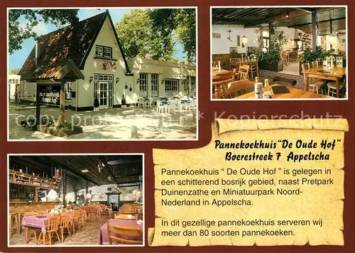 AK / Ansichtskarte Appelscha Pannekoekhuis De Oude Hof Appelscha