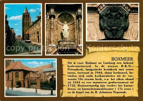 AK / Ansichtskarte Boxmeer RK St Petruskerk Details Karmelietenklooster Boxmeer