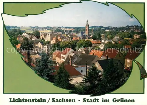 AK / Ansichtskarte Lichtenstein_Sachsen Fliegeraufnahme Lichtenstein_Sachsen