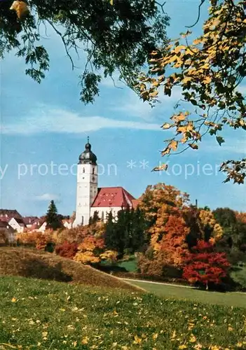 AK / Ansichtskarte Ebersberg_Oberbayern Kirchenpartie Ebersberg Oberbayern