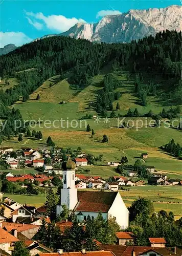 AK / Ansichtskarte Bayerniederhofen Fliegeraufnahme mit Hochplatten Bayerniederhofen