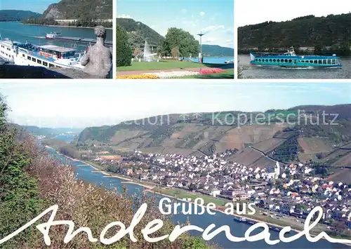 AK / Ansichtskarte Andernach Rheinpartien Andernach