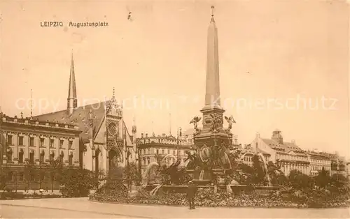 AK / Ansichtskarte Leipzig Augustusplatz Leipzig