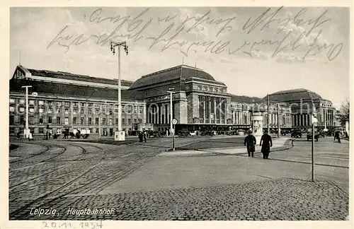 AK / Ansichtskarte Leipzig Hauptbahnhof Leipzig