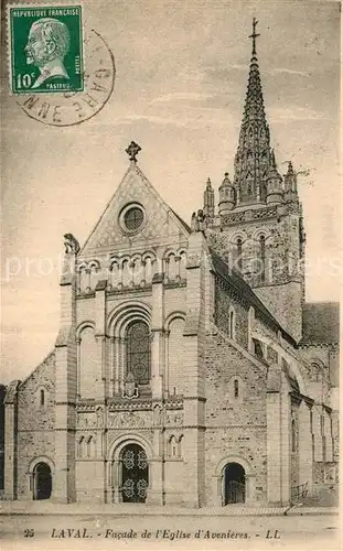 AK / Ansichtskarte Laval_Isere Facade de lEglise d Avenieres Laval Isere