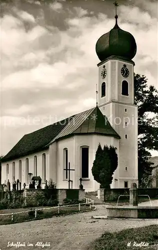 AK / Ansichtskarte Scheffau_Marktschellenberg Kirche Scheffau