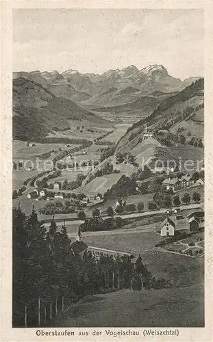 AK / Ansichtskarte Oberstaufen Panorama Oberstaufen