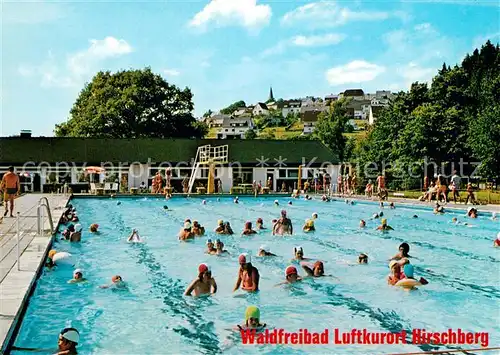 AK / Ansichtskarte Hirschberg_Sauerland Waldfreibad Hirschberg_Sauerland