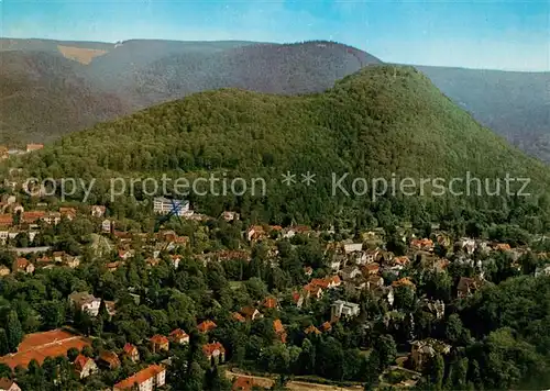 AK / Ansichtskarte Bad_Harzburg Blick auf Sanatorium am Burgberg Fliegeraufnahme Bad_Harzburg