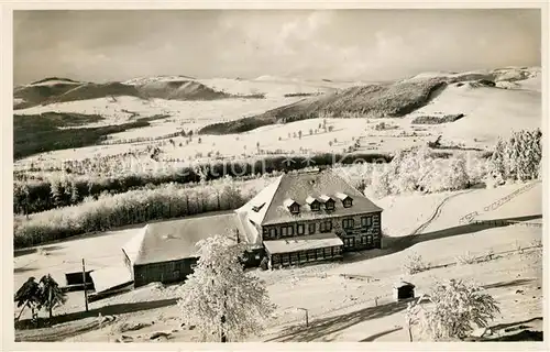 AK / Ansichtskarte Kreuzberg_Rhoen Kreuzberggasthof Braun Kreuzberg Rhoen