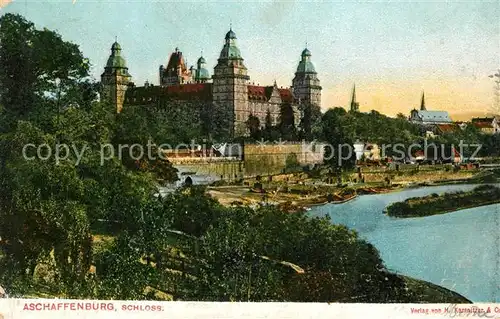 AK / Ansichtskarte Aschaffenburg_Main Schloss Aschaffenburg Main