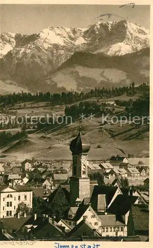 AK / Ansichtskarte Immenstadt_Allgaeu mit Daumengruppe Immenstadt_Allgaeu