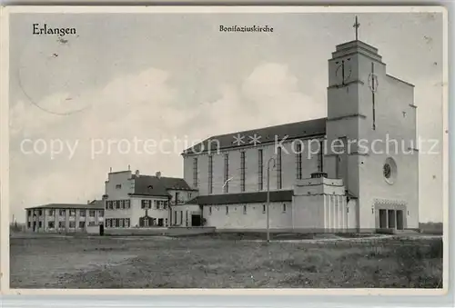 AK / Ansichtskarte Erlangen Bonifaziuskirche Erlangen