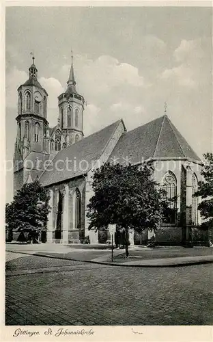 AK / Ansichtskarte Goettingen_Niedersachsen St Johanniskirche Goettingen Niedersachsen