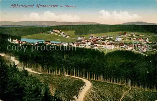 AK / Ansichtskarte Hahnenklee Bockswiese_Harz Panorama Hahnenklee Bockswiese