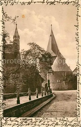 AK / Ansichtskarte Goslar Breites Tor Goslar