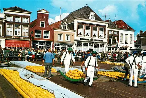 AK / Ansichtskarte Kaese_Kaeserei Alkmaar Kaesemarkt  Kaese Kaeserei