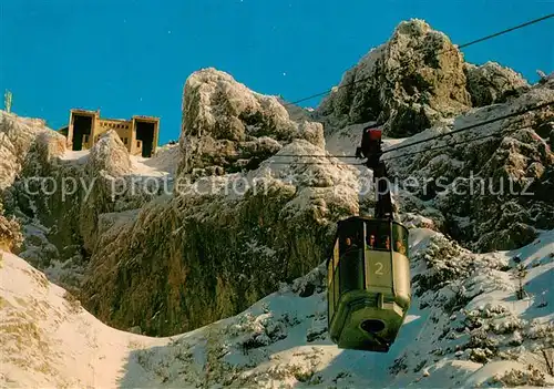 AK / Ansichtskarte Seilbahn Rauschberg Ruhpolding Bergstation Seilbahn