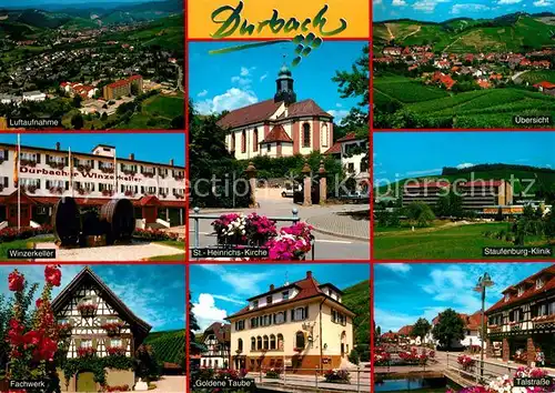 AK / Ansichtskarte Durbach St. Heinrichs Kirche Goldene Taube Talstrasse Durbach