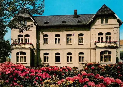 AK / Ansichtskarte Bad_Nenndorf Posterholungsheim Rhododendren Bad_Nenndorf