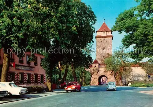 AK / Ansichtskarte Rothenburg_Tauber Galgentor Gasthof Zum Rappen Rothenburg Tauber