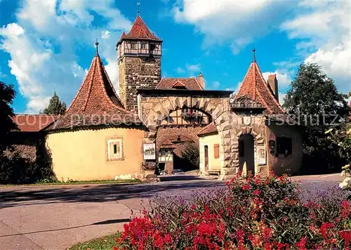 AK / Ansichtskarte Rothenburg_Tauber R?dertor Rothenburg Tauber