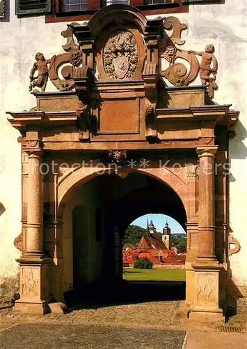 AK / Ansichtskarte Schmalkalden Schloss Wilhelmsburg Westliches Tor Schmalkalden