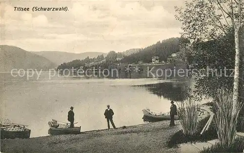 AK / Ansichtskarte Titisee Seepartie Titisee