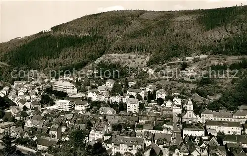 AK / Ansichtskarte Wildbad_Schwarzwald Panorama Wildbad_Schwarzwald