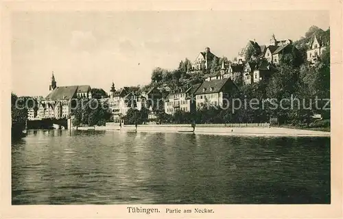 AK / Ansichtskarte Tuebingen Partie am Neckar Tuebingen