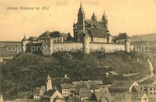 AK / Ansichtskarte Hall_Schwaben Schloss Comburg Hall Schwaben