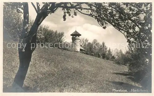 AK / Ansichtskarte Pforzheim Hachelturm Pforzheim