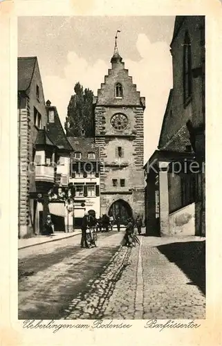 AK / Ansichtskarte ueberlingen_Bodensee Barfuessertor ueberlingen Bodensee