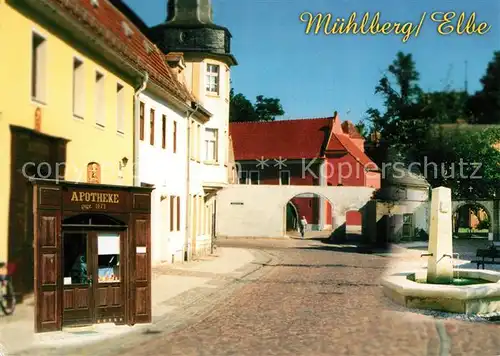 AK / Ansichtskarte Muehlberg_Elbe Brunnen Muehlberg Elbe