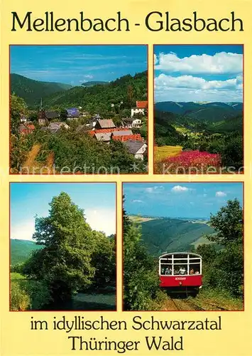 AK / Ansichtskarte Glasbach_Mellenbach Bergbahn Schwarza Glasbach_Mellenbach