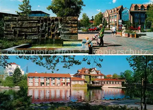 AK / Ansichtskarte Uelzen_Lueneburger_Heide Kunst Brunnen Ratsteich Uelzen_Lueneburger_Heide