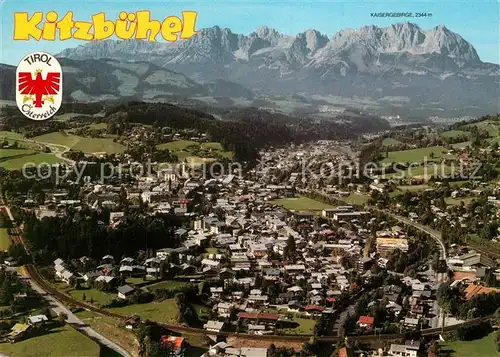 AK / Ansichtskarte Kitzbuehel_Tirol Fliegeraufnahme Kitzbuehel Tirol