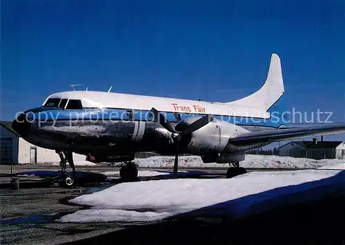 AK / Ansichtskarte Flugzeuge_Zivil Trans Fair Convair 240 C GTFC c n 279 Flugzeuge Zivil