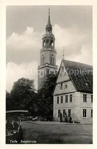 AK / Ansichtskarte Celle_Niedersachsen Stadtkirche Celle_Niedersachsen