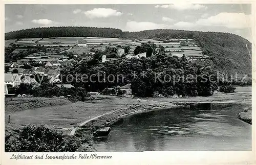 AK / Ansichtskarte Polle_Oberweser Panorama Polle_Oberweser