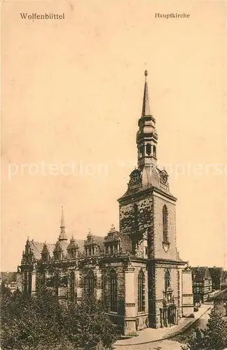 AK / Ansichtskarte Wolfenbuettel Hauptkirche Wolfenbuettel