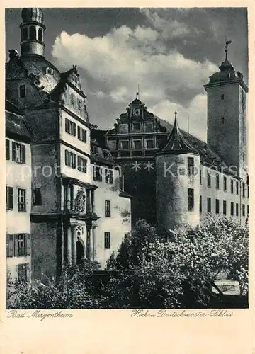 AK / Ansichtskarte Bad_Mergentheim Hoch und Deutschmeisterschloss Bad_Mergentheim