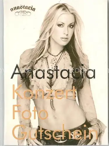 AK / Ansichtskarte Saenger_Band Anastacia  Saenger Band