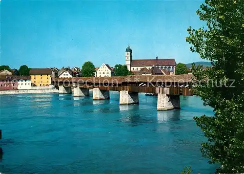 AK / Ansichtskarte Bad_Saeckingen Stein Rheinbruecke  Bad_Saeckingen