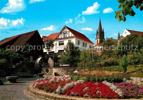 AK / Ansichtskarte Bad_Driburg Parkanlage Muehlrad Bad_Driburg