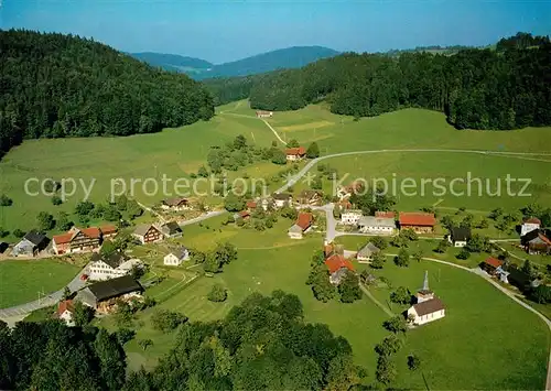 AK / Ansichtskarte Tufertschwil_Luetisburg Fliegeraufnahme Gasthaus Roessli Tufertschwil Luetisburg