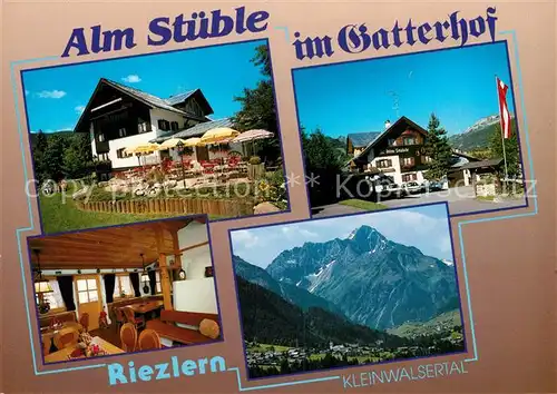 AK / Ansichtskarte Riezlern_Kleinwalsertal_Vorarlberg Gatterhof alm Stueble Riezlern_Kleinwalsertal