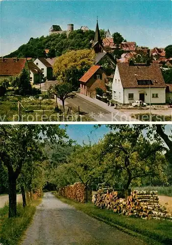 AK / Ansichtskarte Hering_Odenwald Hauptstrasse Veste Otzberg  Hering Odenwald