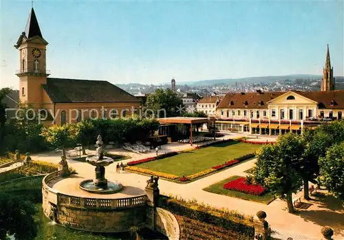 AK / Ansichtskarte Duerkheim_Bad Kurpark Kirche Duerkheim_Bad